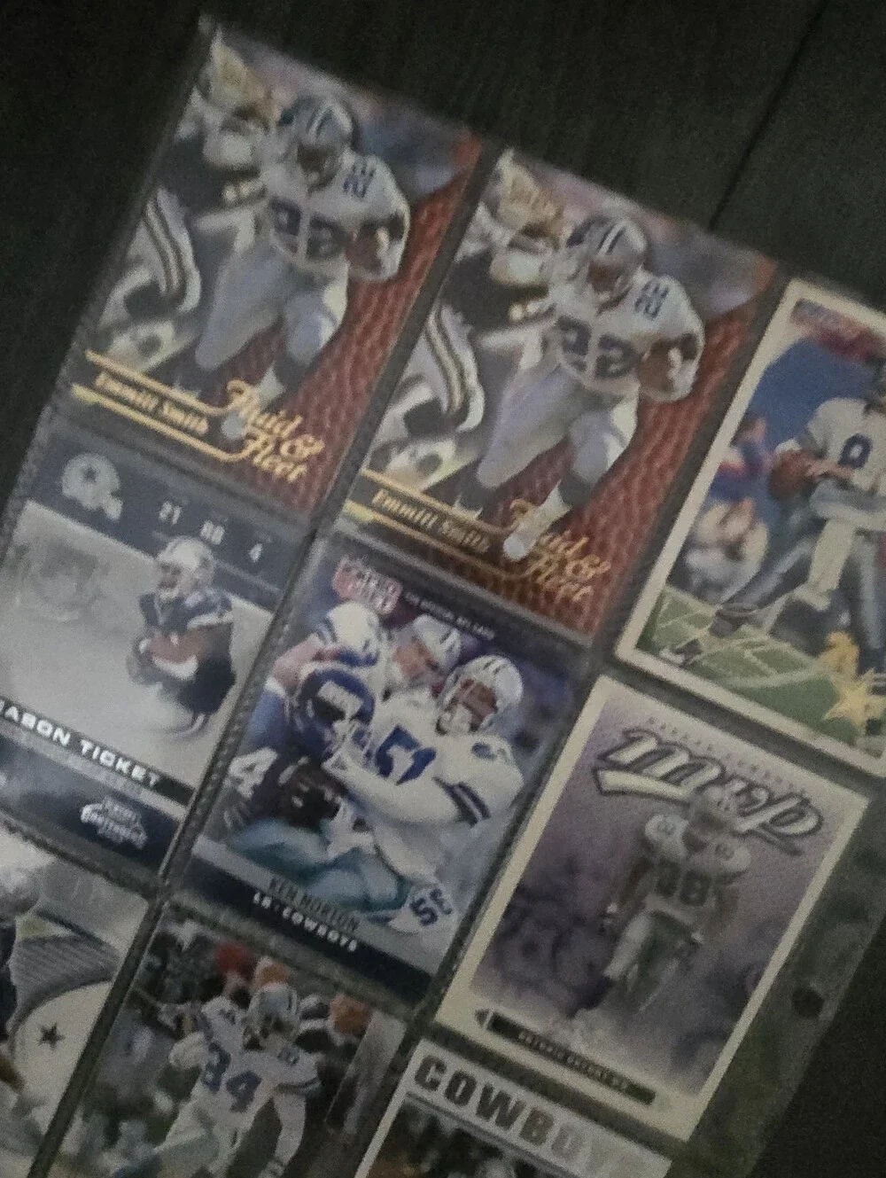 Dallas Cowboys Football Card Lot 24 Emmitt Smith Troy Aikman Deion NFL
